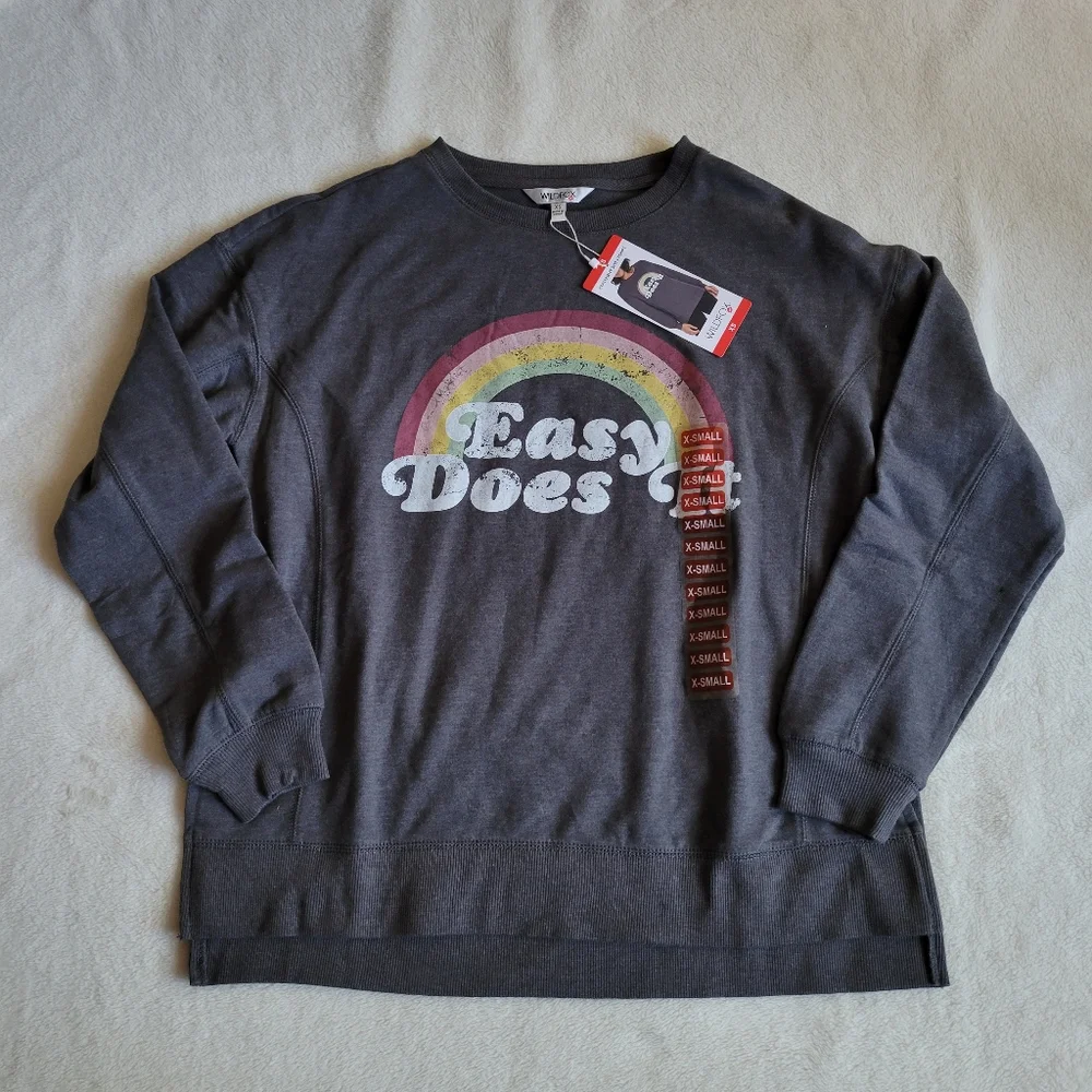 *SOLD* NWT WILDFOX Sommers Easy Does It Graphic Sweatshirt Size XS - Picture 2 of 10